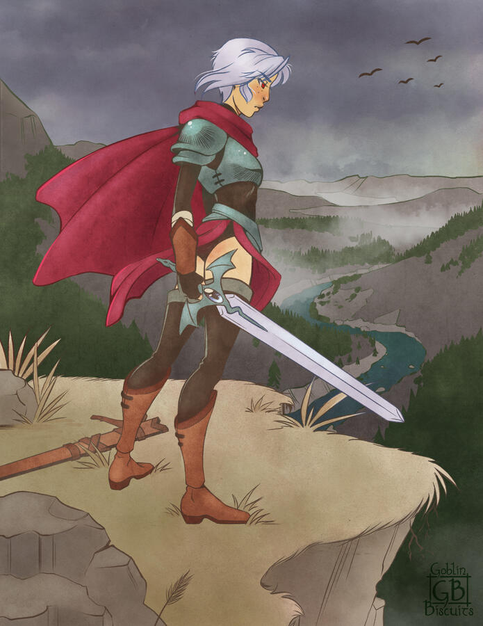 Solitary - personal illustration