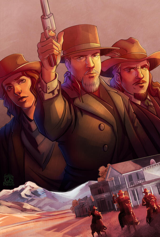 Dead Man's Hand - poster parody - private commission