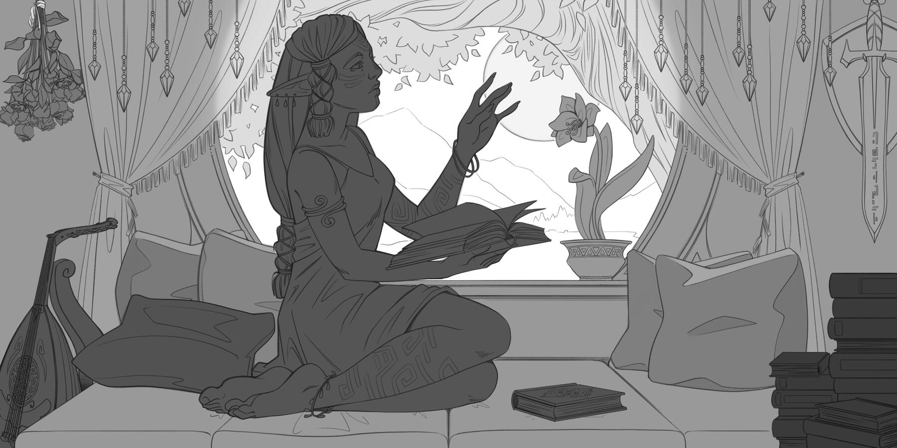 Work in Progress - personal illustration