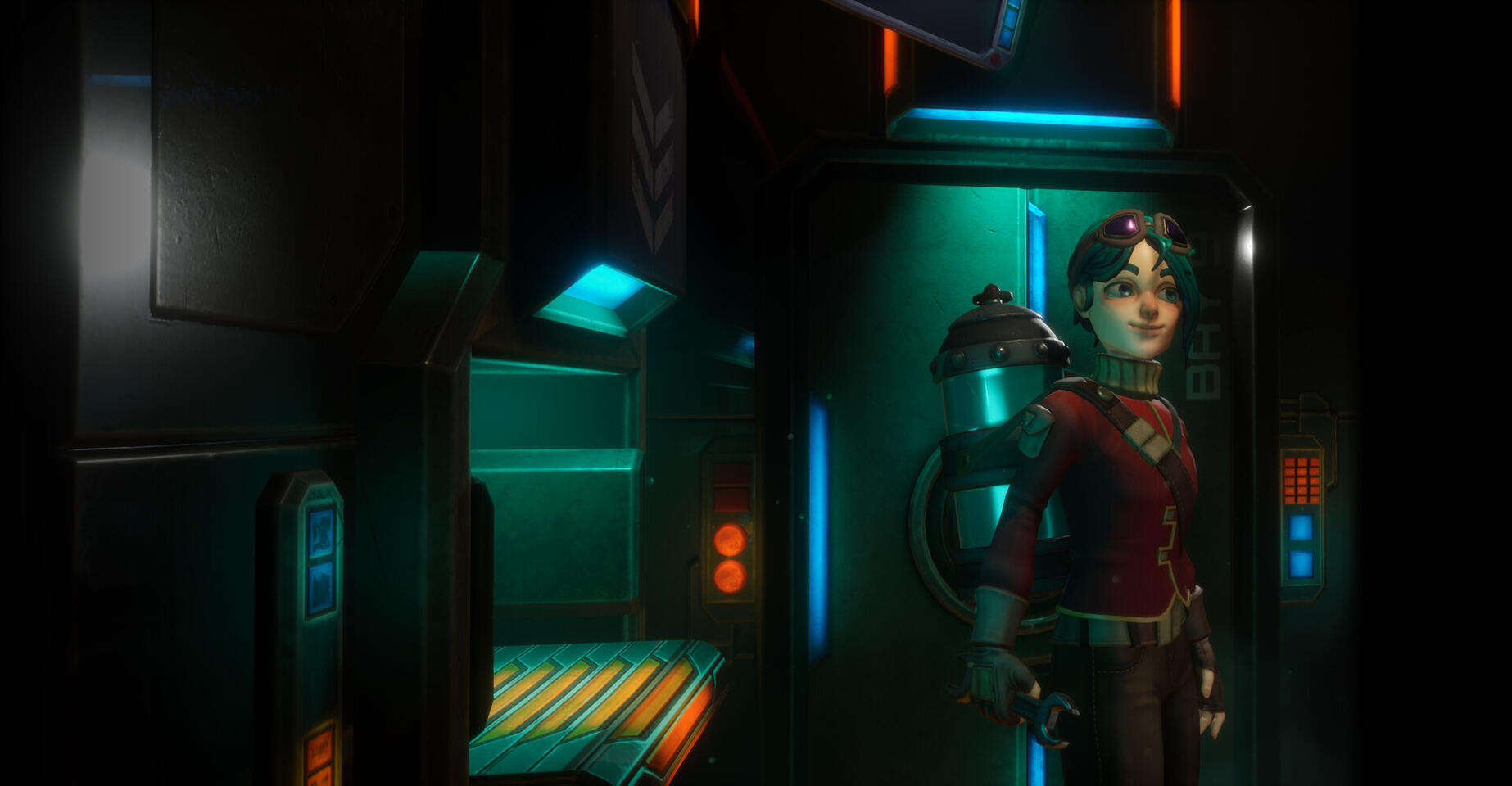 Engineer Elis at Bay 9 - 3D Assignment