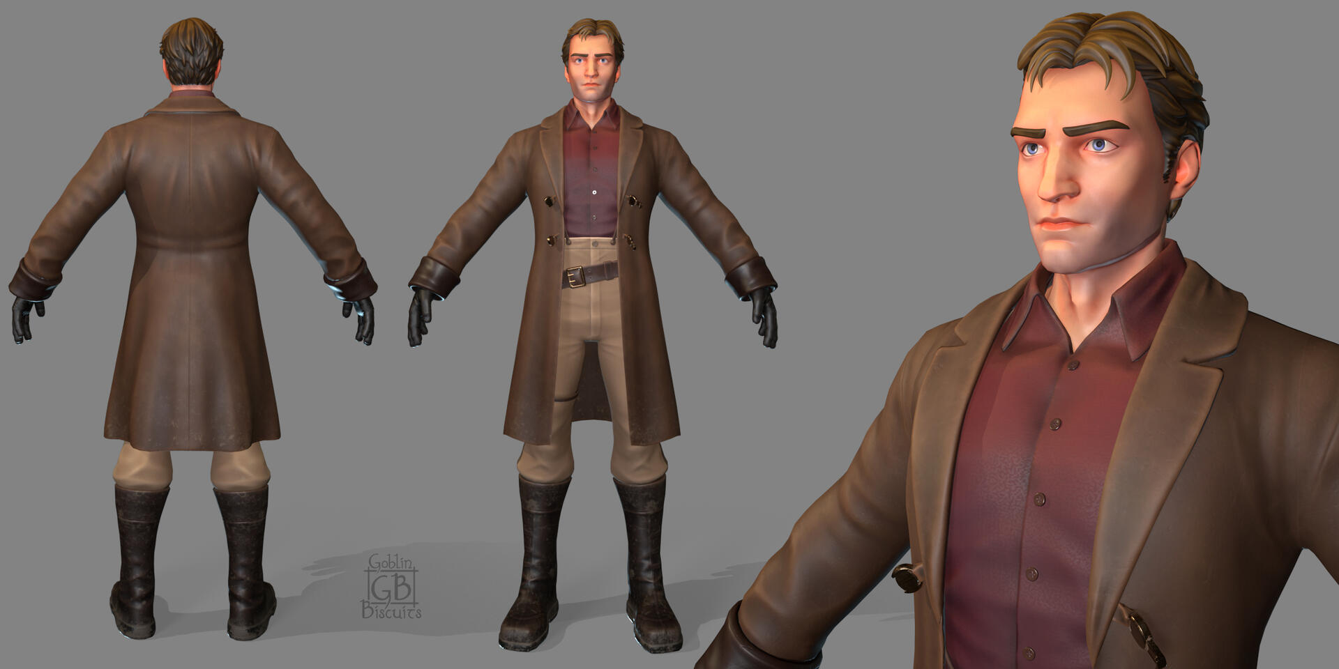 Malcom Reynolds - Firefly fanart - class project